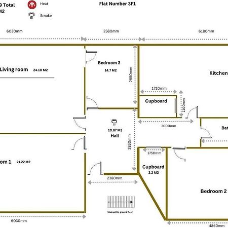 3 Bed Overlooking Meadows Park เอดินบะระ ภายนอก รูปภาพ